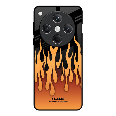 Fire Flame Glossy Case for Oppo Find X8 5G