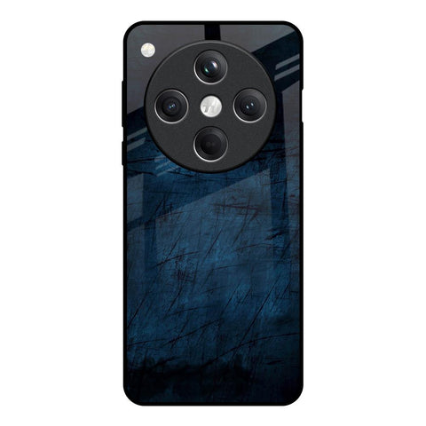 Dark Blue Grunge Glossy Case for Oppo Find X8 5G