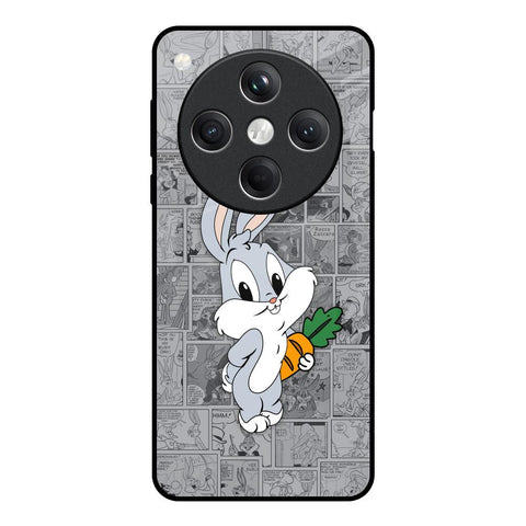 Cute Baby Bunny Glossy Case for Oppo Find X8 5G
