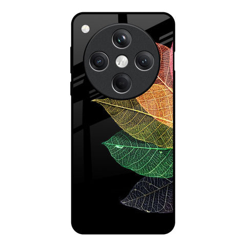 Colorful Leaves Glossy Case for Oppo Find X8 5G