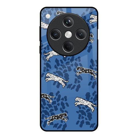 Blue Cheetah Glossy Case for Oppo Find X8 5G