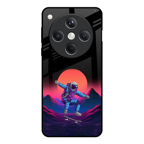 Retro Astronaut Glossy Case for Oppo Find X8 5G