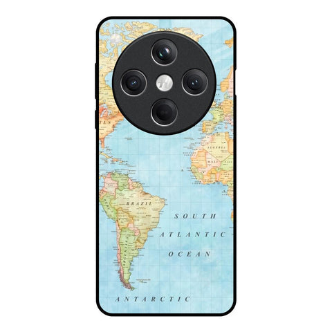 Travel Map Glossy Case for Oppo Find X8 5G