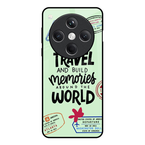 Travel Stamps Glossy Case for Oppo Find X8 5G