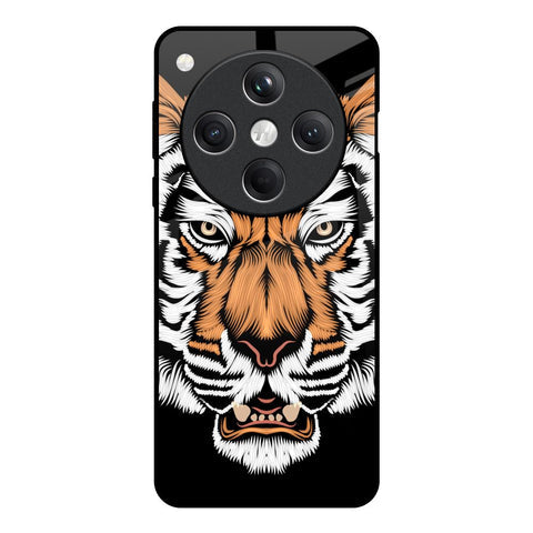 Angry Tiger Glossy Case For Oppo Find X8 5G