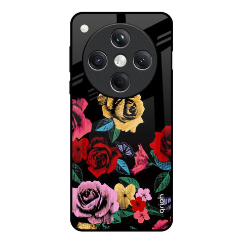 Floral Decorative Glossy Case For Oppo Find X8 5G