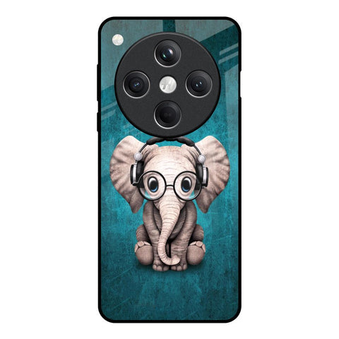 Adorable Baby Elephant Glossy Case For Oppo Find X8 5G