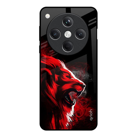 Red Angry Lion Glossy Case for Oppo Find X8 5G