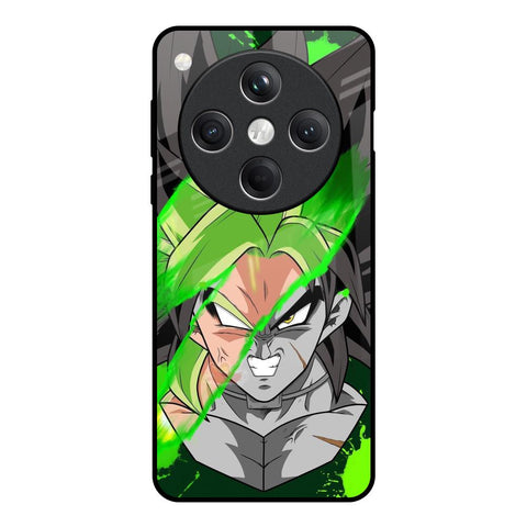 Anime Green Splash Glossy Case for Oppo Find X8 5G