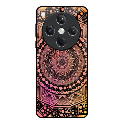 Floral Mandala Glossy Case for Oppo Find X8 5G