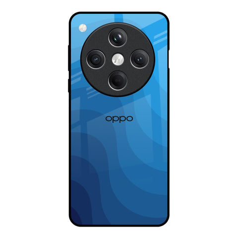Blue Wave Abstract Glossy Case for Oppo Find X8 5G