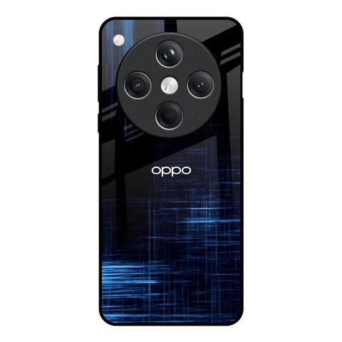 Blue Scratch Glossy Case for Oppo Find X8 5G