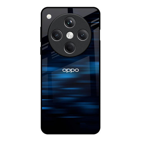 Blue Rough Abstract Glossy Case for Oppo Find X8 5G