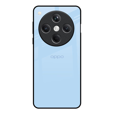 Pastel Sky Blue Glossy Case for Oppo Find X8 5G