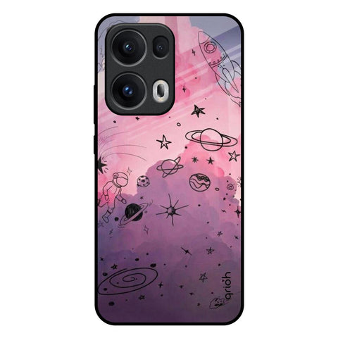 Space Doodles Glossy Case for Oppo Reno13 Pro 5G