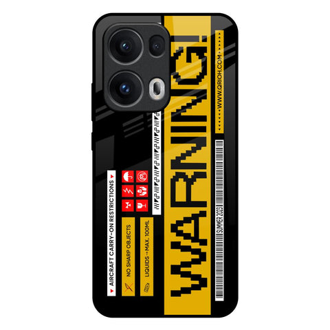 Aircraft Warning Glossy Case for Oppo Reno13 Pro 5G