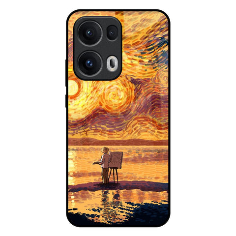 Sunset Vincent Glossy Case for Oppo Reno13 Pro 5G