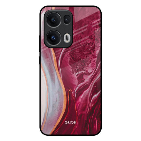 Crimson Ruby Glossy Case for Oppo Reno13 Pro 5G