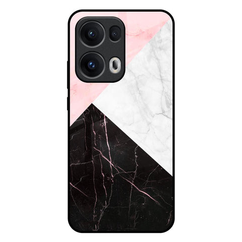 Marble Collage Art Glossy Case For Oppo Reno13 Pro 5G