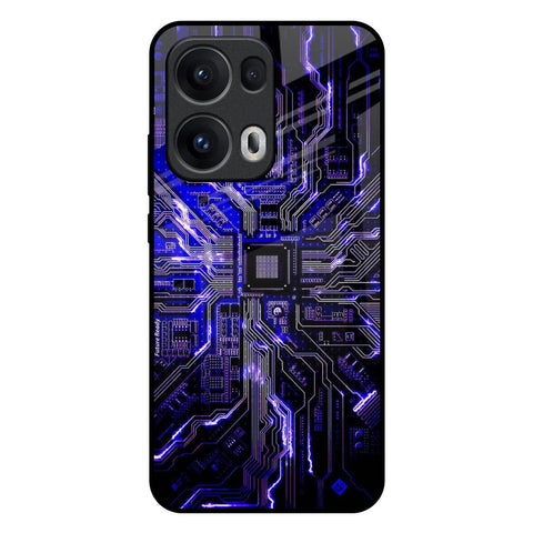 Techno Color Pattern Glossy Case For Oppo Reno13 Pro 5G