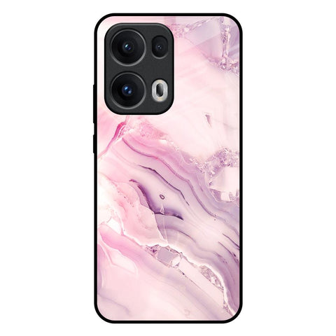 Diamond Pink Gradient Glossy Case For Oppo Reno13 Pro 5G