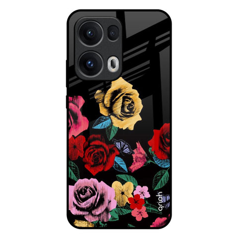 Floral Decorative Glossy Case For Oppo Reno13 Pro 5G