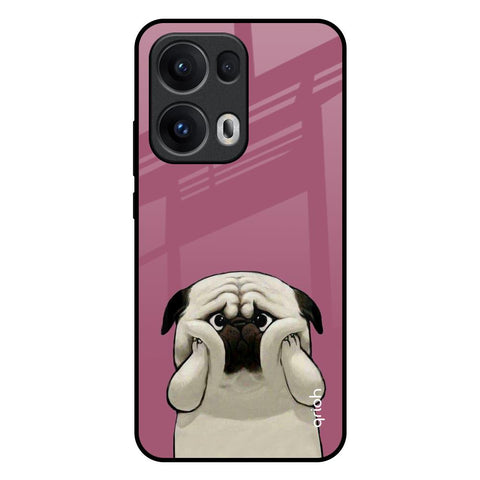 Funny Pug Face Glossy Case For Oppo Reno13 Pro 5G