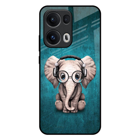 Adorable Baby Elephant Glossy Case For Oppo Reno13 Pro 5G
