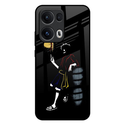 Luffy Line Art Glossy Case for Oppo Reno13 Pro 5G