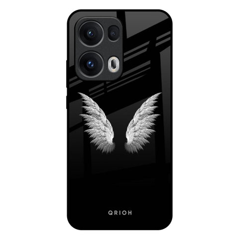 White Angel Wings Glossy Case for Oppo Reno13 Pro 5G