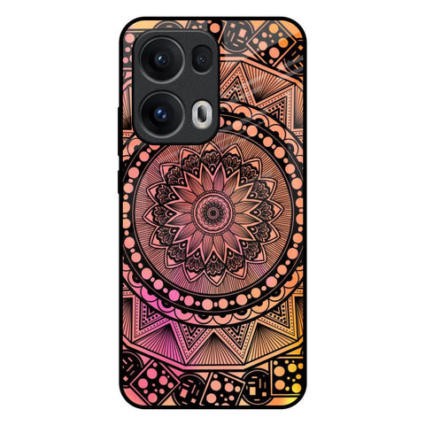 Floral Mandala Glossy Case for Oppo Reno13 Pro 5G