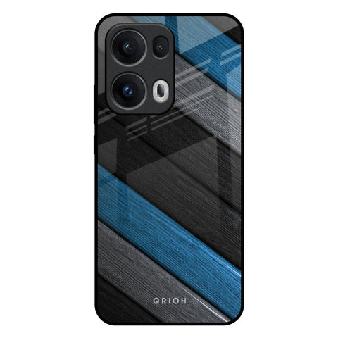 Multicolor Wooden Effect Glossy Case for Oppo Reno13 Pro 5G