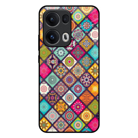 Multicolor Mandala Glossy Case for Oppo Reno13 Pro 5G