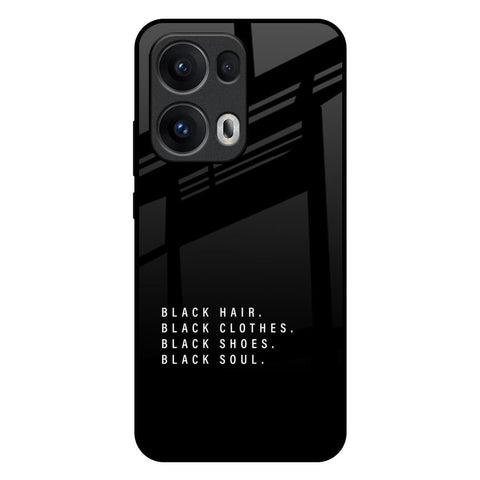 Black Soul Glossy Case for Oppo Reno13 Pro 5G