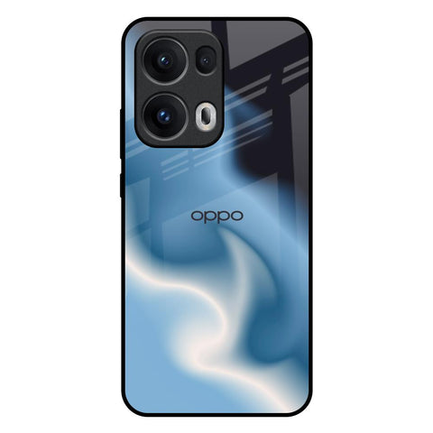 Blue Waves Glossy Case for Oppo Reno13 Pro 5G