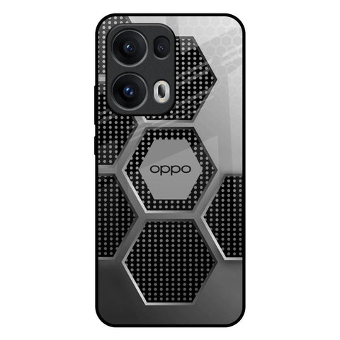 Hexagon Style Glossy Case For Oppo Reno13 Pro 5G