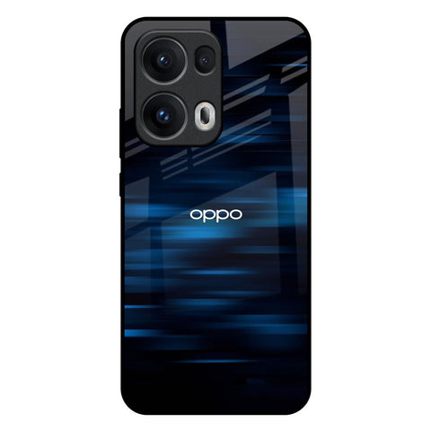 Blue Rough Abstract Glossy Case for Oppo Reno13 Pro 5G
