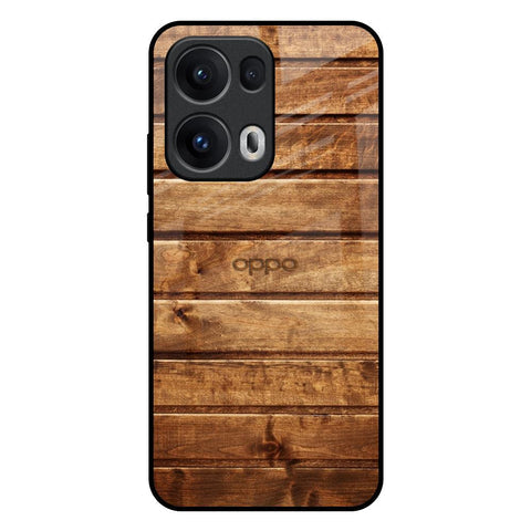 Wooden Planks Glossy Case for Oppo Reno13 Pro 5G