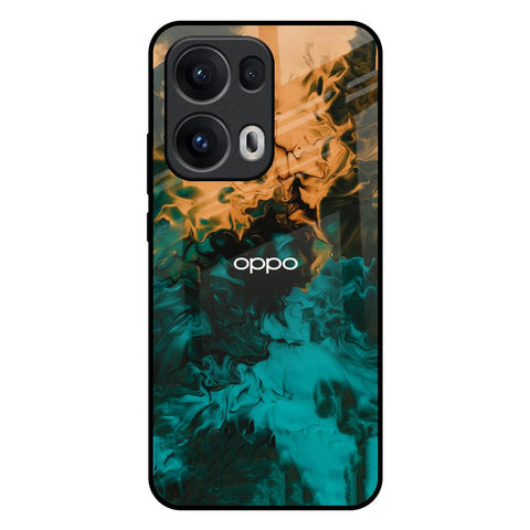 Watercolor Wave Glossy Case for Oppo Reno13 Pro 5G
