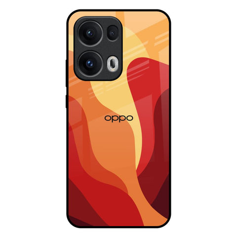 Magma Color Pattern Glossy Case for Oppo Reno13 Pro 5G