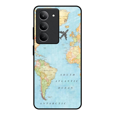 Travel Map Glossy Case for Realme 14x 5G