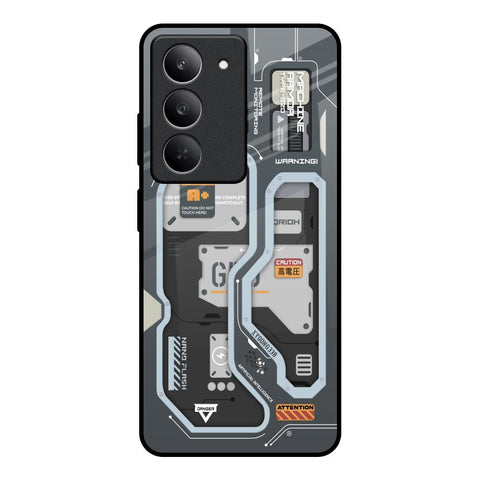 Retro Futuristic Glossy Case for Realme 14x 5G