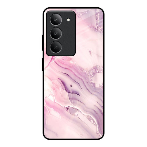 Diamond Pink Gradient Glossy Case For Realme 14x 5G