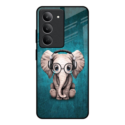 Adorable Baby Elephant Glossy Case For Realme 14x 5G