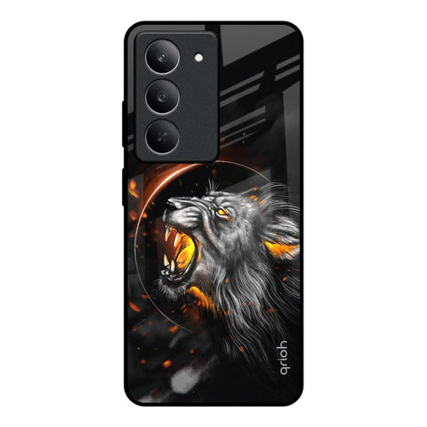 Aggressive Lion Glossy Case for Realme 14x 5G