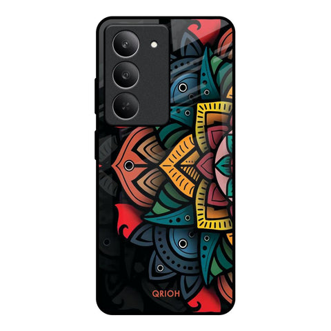 Retro Gorgeous Flower Glossy Case for Realme 14x 5G