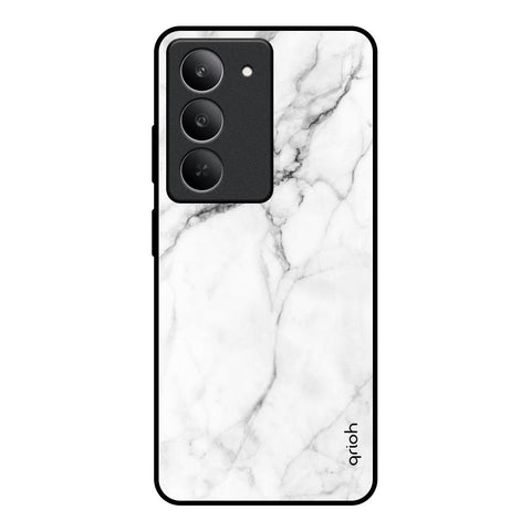 Modern White Marble Glossy Case for Realme 14x 5G
