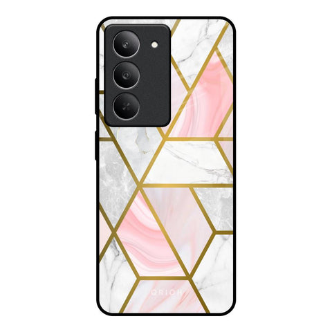 Geometrical Marble Glossy Case for Realme 14x 5G