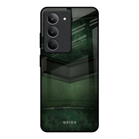 Green Leather Glossy Case for Realme 14x 5G