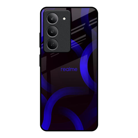 Blue Ring Light Glossy Case for Realme 14x 5G